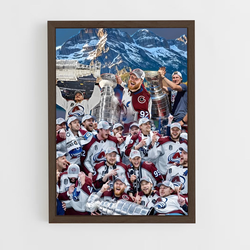 Poster La Victoire des Avalanche – affiche Hockey sur glace (vue 5)